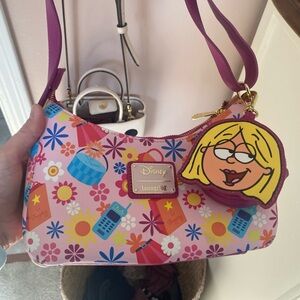 Loungefly Lizzie McGuire Pink Floral Disney Bag